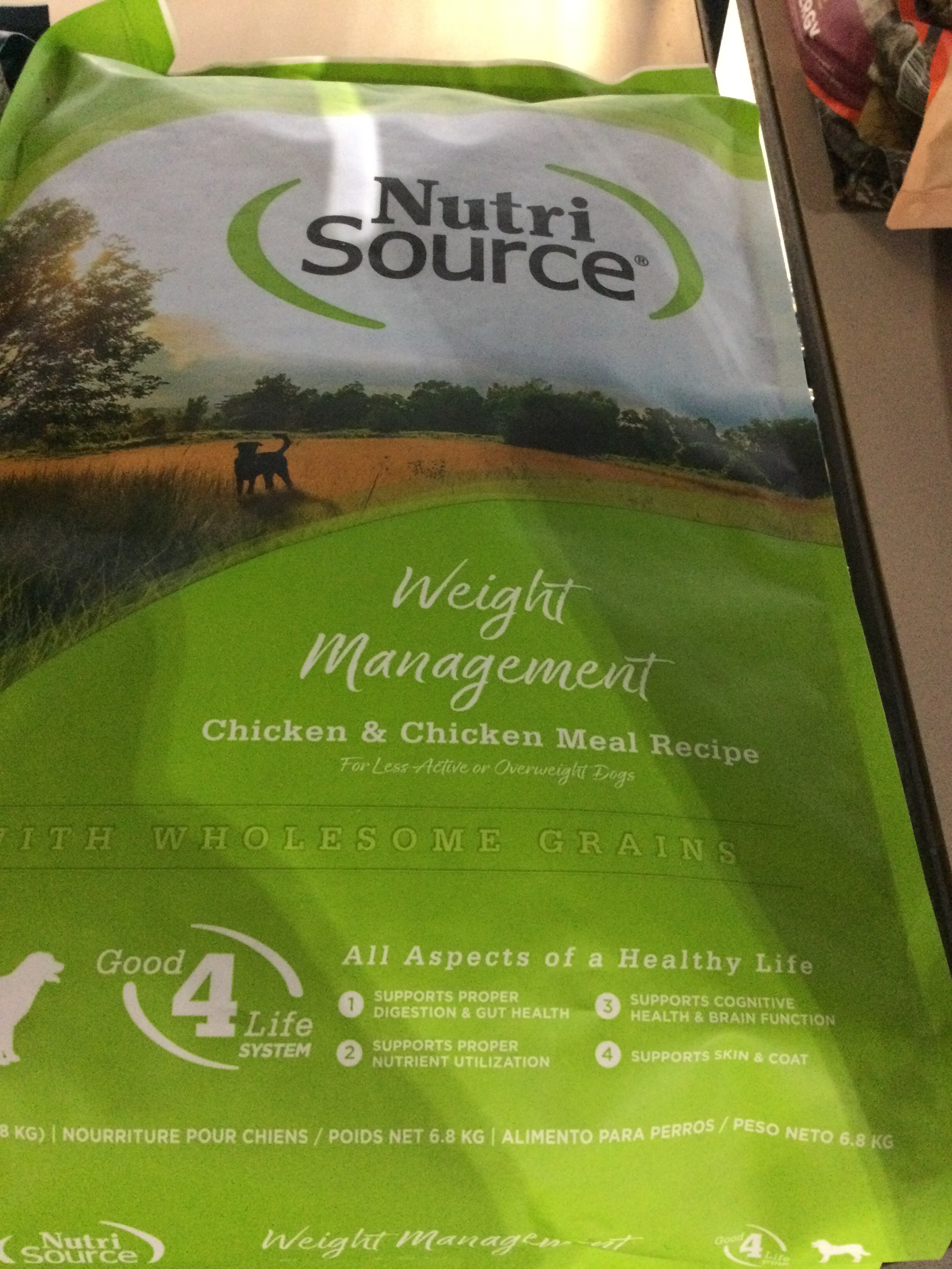 15lb Nutri Source Weight Management Dog Food